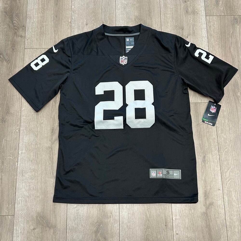 Nike Las Vegas Raiders Josh Jacobs #28 game jersey size Small S B22